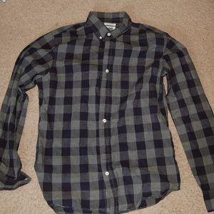Gray Flannel Button Up